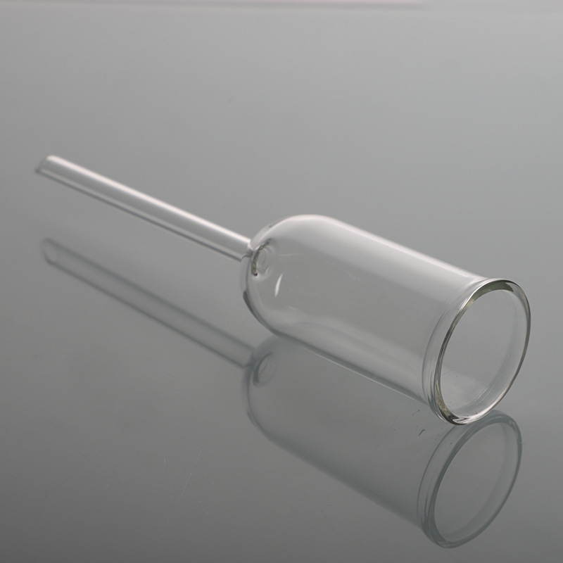 Echipament de laboratoriu: pâlnie din sticlă cilindrică, coloană de adsorbție, cu bază rotundă și bază plată