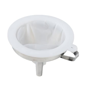 Pălnie din oțel inoxidabil 304 cu plasă de filtrare PP din nylon, pentru lichior, lapte de soia, apă și ulei, diametru mic