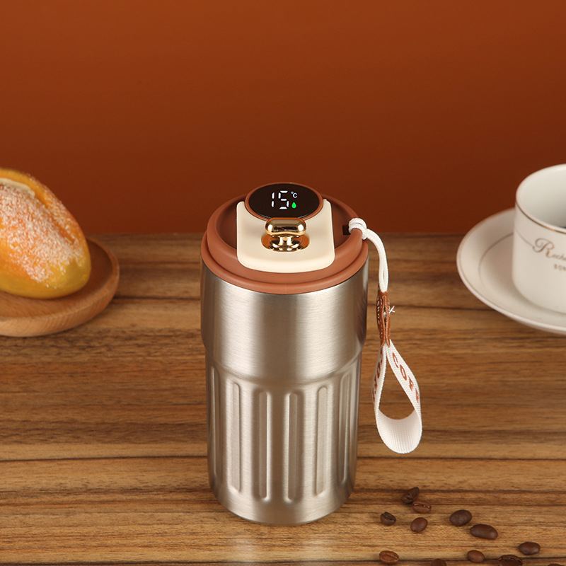 Cana termică din oțel inoxidabil 316 cu afișaj inteligent al temperaturii, cană izolată pentru cafea, cadou de afaceri pentru birou