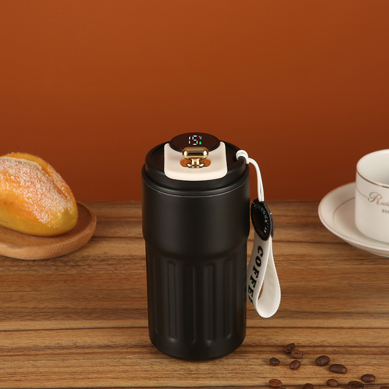 Cana termică din oțel inoxidabil 316 cu afișaj inteligent al temperaturii, cană izolată pentru cafea, cadou de afaceri pentru birou