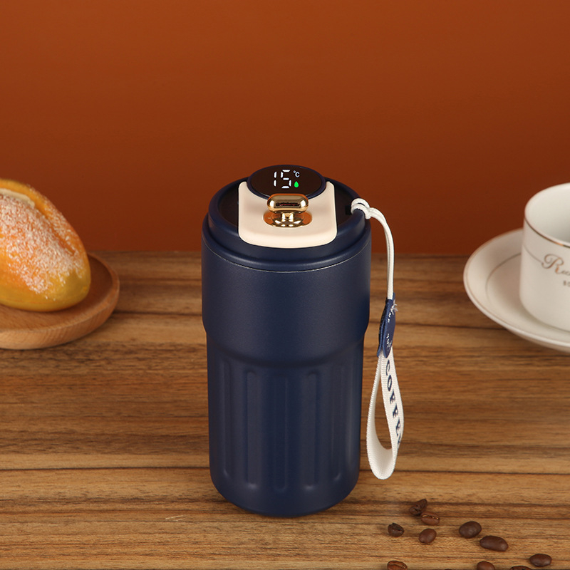 Cana termică din oțel inoxidabil 316 cu afișaj inteligent al temperaturii, cană izolată pentru cafea, cadou de afaceri pentru birou