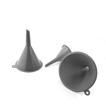 Set de trei pâlnii din plastic pentru bucătărie, design triunghiular, pentru separarea lichidelor, filtru multifuncțional pentru ulei și vin.