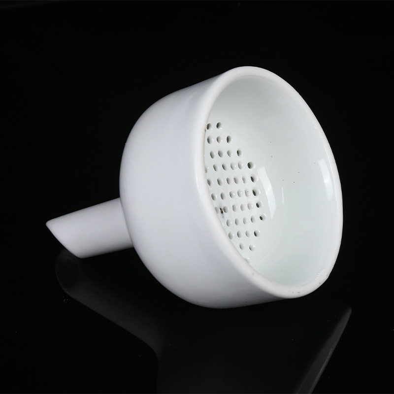 Funelă Buchner ceramică, 80 mm, pentru filtrare prin aspirație