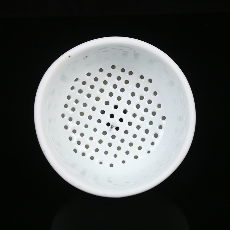 Funelă Buchner ceramică, 80 mm, pentru filtrare prin aspirație