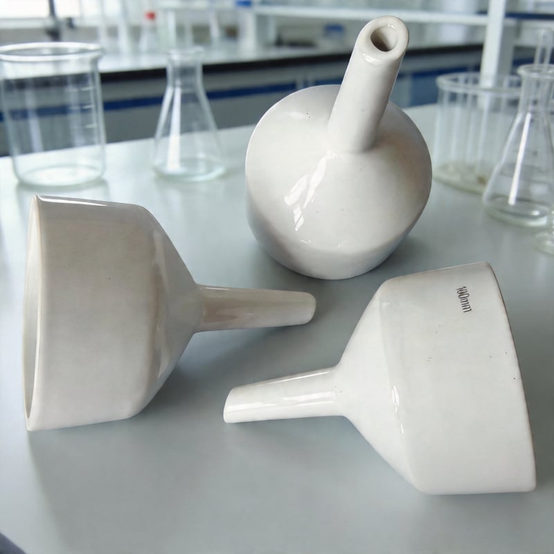 Funiile ceramice Büchner, cilindrice, 120 mm