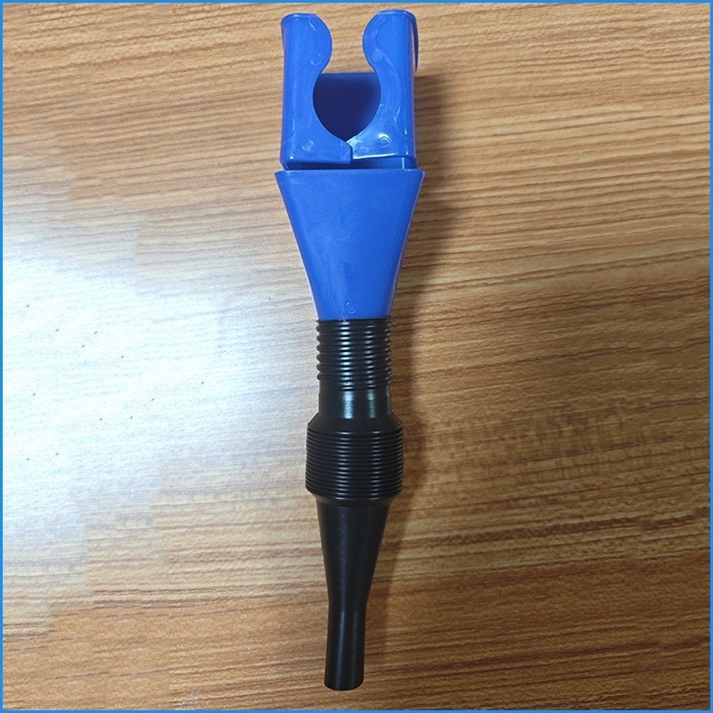 Funnel auto cu gură pătrată și cataramă, design îngroșat, pentru utilizare zilnică și situații de urgență în timpul călătoriilor