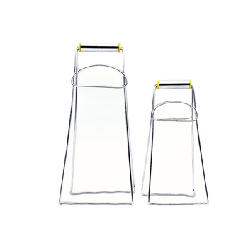 Jin Hong Clip Trapezoidal Mic pentru Boluri și Farfurii – Clip Multifuncțional din Oțel Inoxidabil, Bucătărie, Protecție împotriva arsurilor, Ridicare Manuală a Farfuriilor