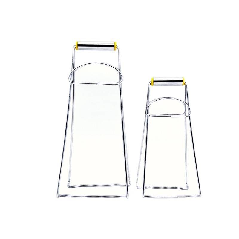 Jin Hong Clip Trapezoidal Mic pentru Boluri și Farfurii – Clip Multifuncțional din Oțel Inoxidabil, Bucătărie, Protecție împotriva arsurilor, Ridicare Manuală a Farfuriilor