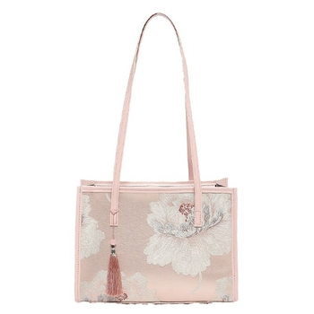 Ženska torba u kineskom stilu s retro dizajnom, jacquard tote torba, velikog kapaciteta