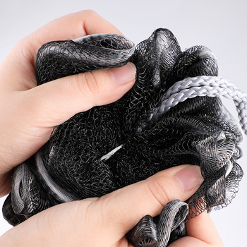 Balon mare de baie pentru bărbați, burete de baie confortabil, exfoliant delicat, delicat cu pielea, balon spumos pentru baie