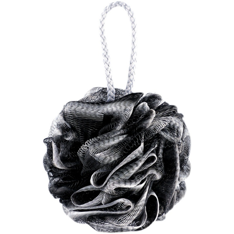 Balon mare de baie pentru bărbați, burete de baie confortabil, exfoliant delicat, delicat cu pielea, balon spumos pentru baie