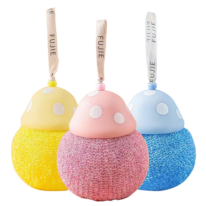 Bilă de baie cu formă de floare pentru exfoliere delicată și spumare bogată - potrivită pentru adulți, copii și bebeluși