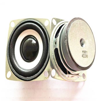 HMY 52 mm vanjski magnet, kvadratna bijela pločica roga Bluetooth zvučnika, 2 inča, 4 Ω, 3 W
