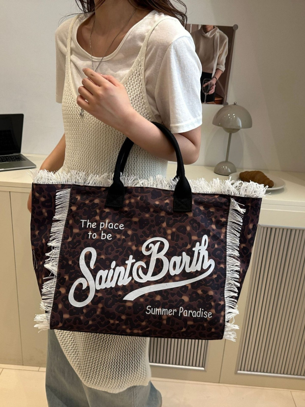 Vintage casual ženska tote torba s velikim kapacitetom, leopard uzorak, proljeće 2026