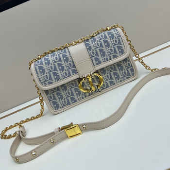 Montaigne torba s monogramom, vintage stil, lančani remen za rame, crossbody, ženska dnevna torba