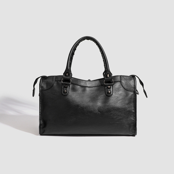 Retro torba za motocikl s rivetima, velika zapremina, PU materijal, nosi se na ramenu ili crossbody