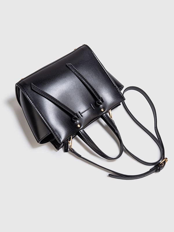 Ženska torbica velikog kapaciteta, dizajn krila, PU koža, na rame ili crossbody, lagana i moderna