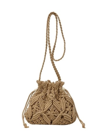 Ženska ljetna pletena torba za plažu, 2026 nova, mala casual crossbody torba preko ramena