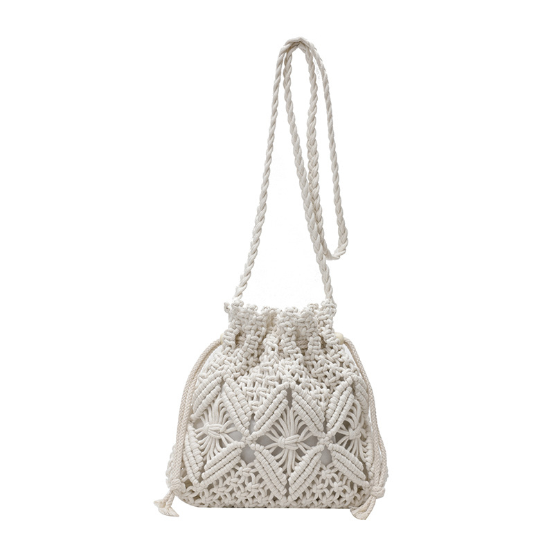 Ženska ljetna pletena torba za plažu, 2026 nova, mala casual crossbody torba preko ramena
