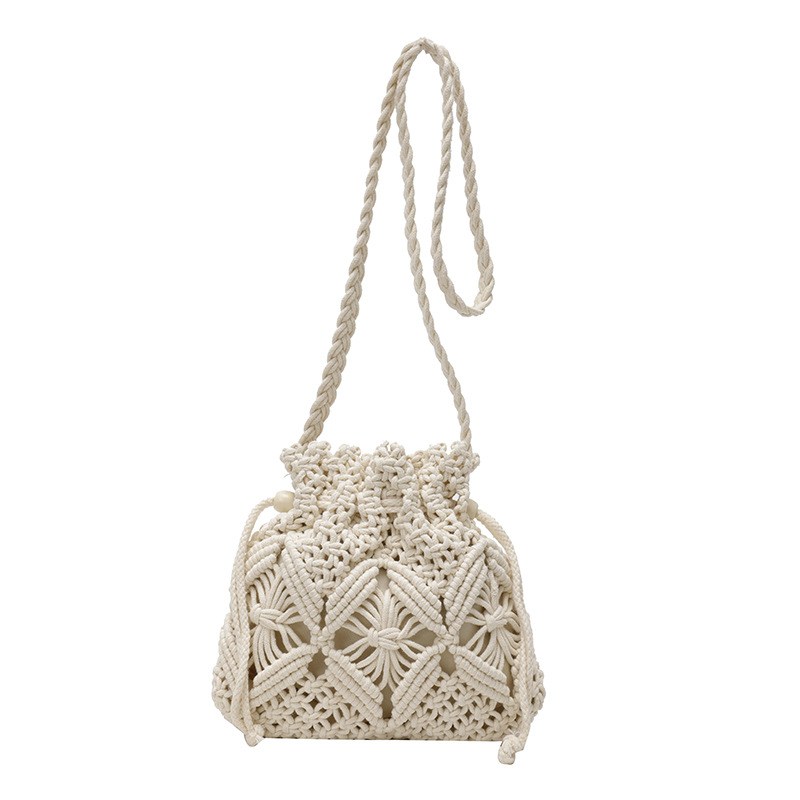 Ženska ljetna pletena torba za plažu, 2026 nova, mala casual crossbody torba preko ramena