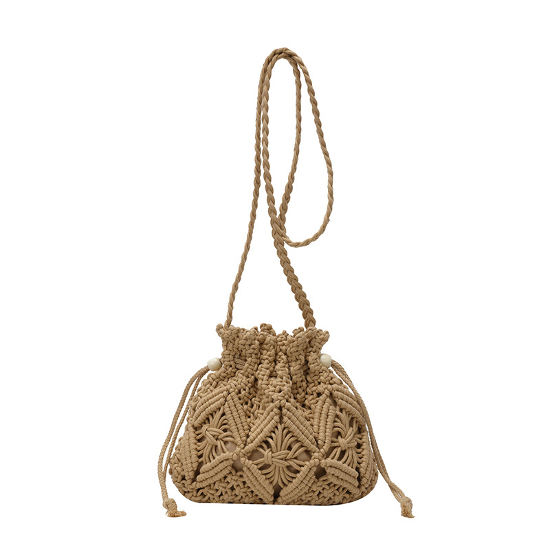 Ženska ljetna pletena torba za plažu, 2026 nova, mala casual crossbody torba preko ramena