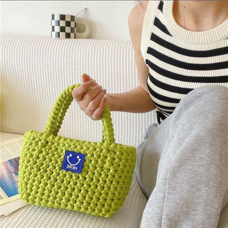 DIY komplet za ručno tkanu torbu – mini pamuk torba, ručni poklon