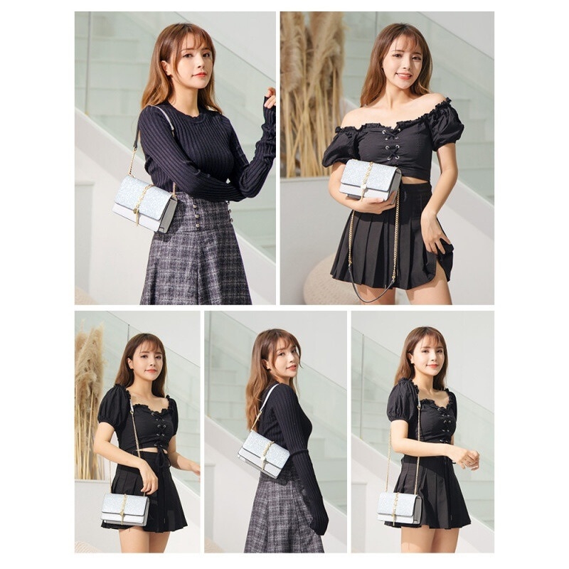 Ženska torba s lancem Starry Sky, ljeto 2022, crossbody mala kvadratna torba, moderna