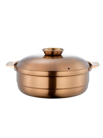 Oală de hot pot din oțel inoxidabil, cu nucleu de cupru și fund dublu, oală cu cocos-pui, oală Yuanyang cu două gusturi pentru inducție, uz casnic și comercial
