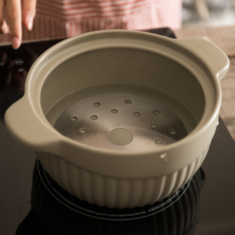 Placă ceramică de conductivitate termică și placă magnetică pentru oale, compatibilă cu plitele cu inducție, accesoriu pentru baza interioară de încălzire