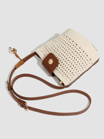 Nanfeng Chion Coast bucket torba za žene, ljeto 2025, pletena crossbody mala torba