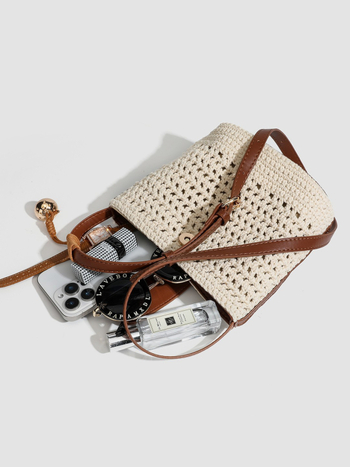Nanfeng Chion Coast bucket torba za žene, ljeto 2025, pletena crossbody mala torba