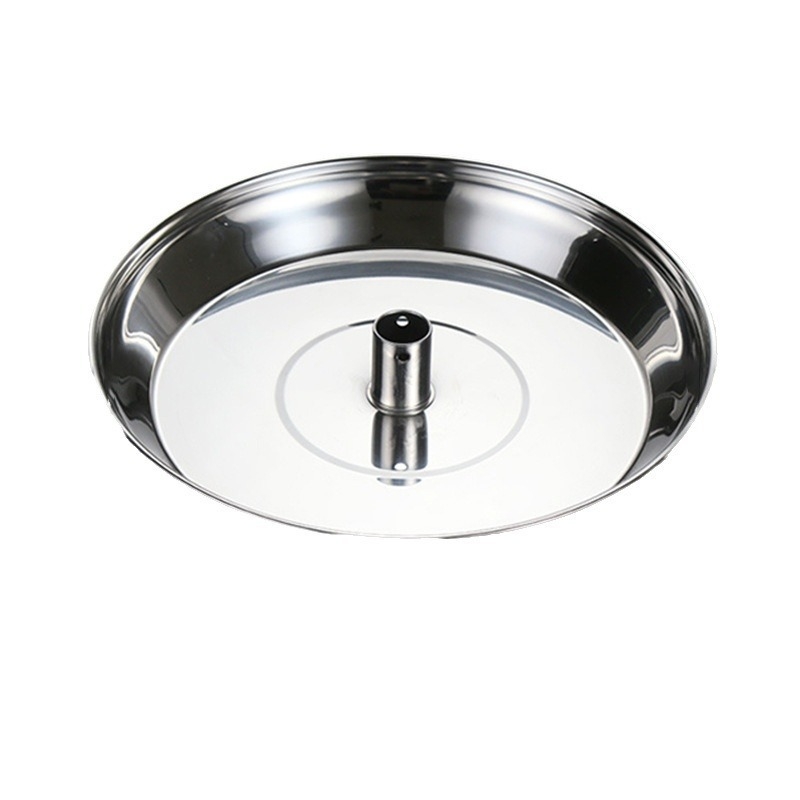 Grilă de abur din oțel inoxidabil pentru wok și vas de aburi, construcție mai groasă, accesoriu bucătărie