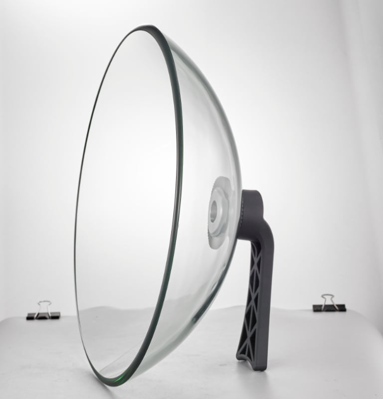 Capac transparent din sticlă pentru oală, cu vizualizare panoramică, sticlă temperată, capac pentru oală cu aburi, design arcuit înalt