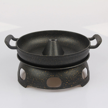 Oală cu abur pentru cap de pește din aliaj de aluminiu întărit, Gust original, oală cu abur pentru hot pot, compatibil cu combustibil pe bază de alcool
