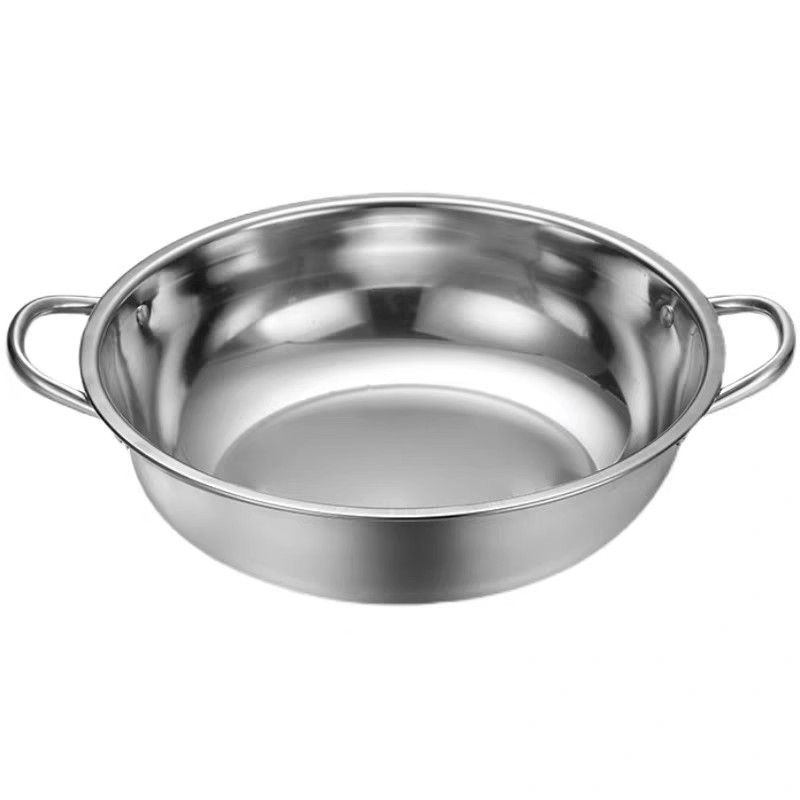 Oală din oțel inoxidabil cu capacitate mare, pentru uz casnic și comercial, compatibilă cu toate plitele