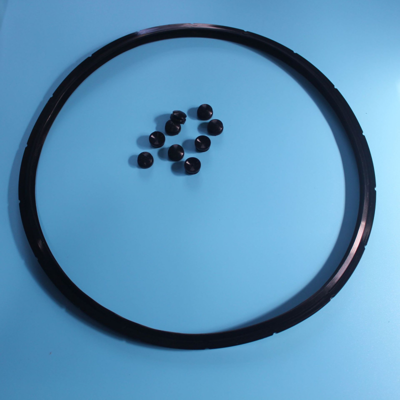 Inel de etanșare din siliconă pentru oală sub presiune, diametrul 335 mm, rezistent la temperaturi înalte, fără miros