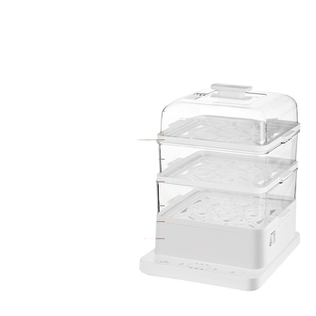 Aburitor electric pentru uz casnic, trei niveluri, capacitate mare, multifunctional, placă de încălzire din oțel inox, control tactil, 220 V