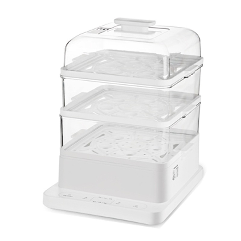 Aburitor electric pentru uz casnic, trei niveluri, capacitate mare, multifunctional, placă de încălzire din oțel inox, control tactil, 220 V