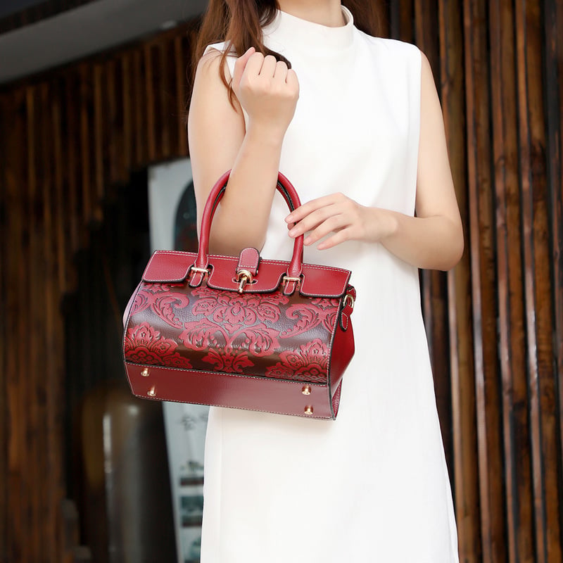 2026 novi model ženske torbice od prave kože – europsko-američki retro crossbody stil, Diana torba, kožna torba za ramena