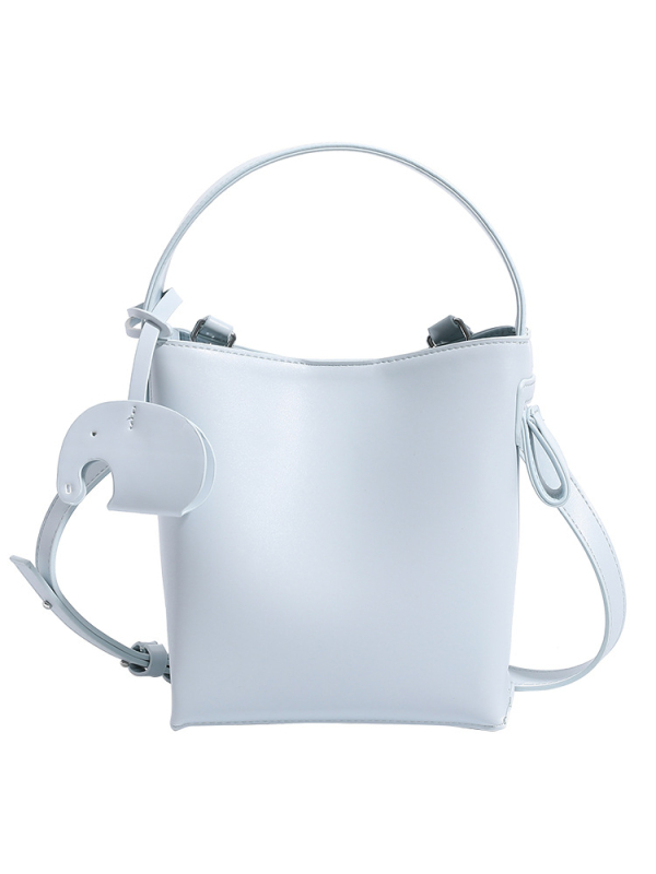 Ženska mini PU bucket torba, urbani minimalistički dizajn, magnetsko zatvaranje, dvije naramenice, svakodnevna upotreba, proljeće 2025