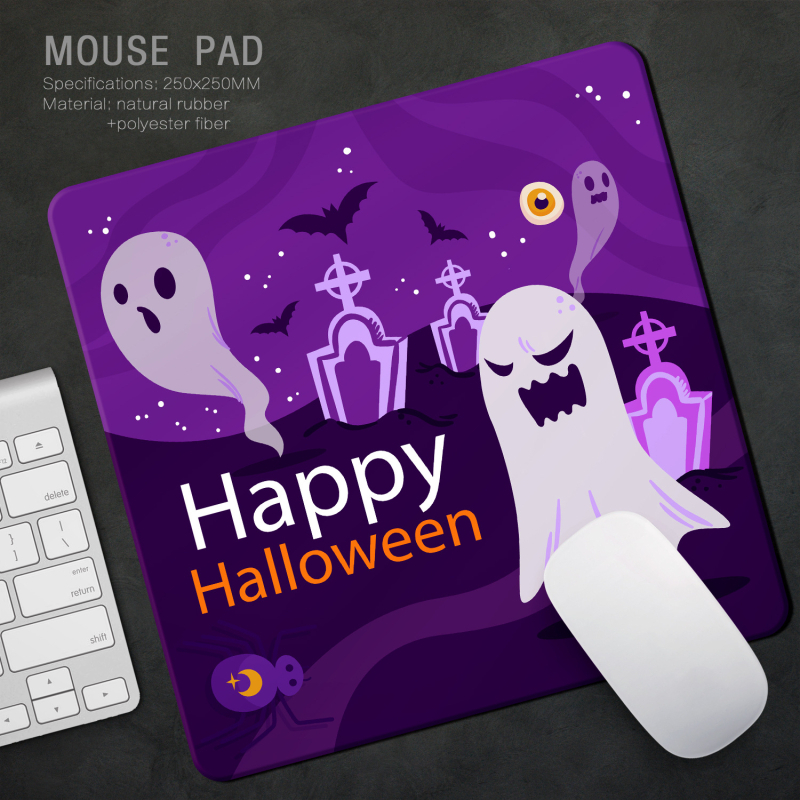 Halloween pad ποντικιού, διπλής όψεως επιφάνεια γραφείου σε στυλ ελαιογραφίας, 260×210 mm