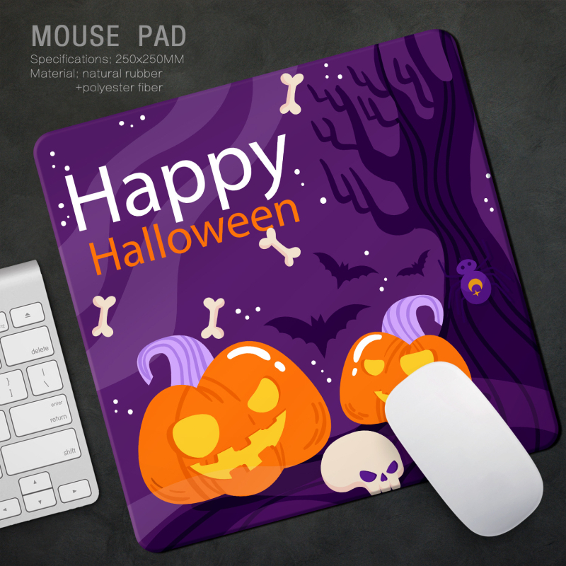Halloween pad ποντικιού, διπλής όψεως επιφάνεια γραφείου σε στυλ ελαιογραφίας, 260×210 mm
