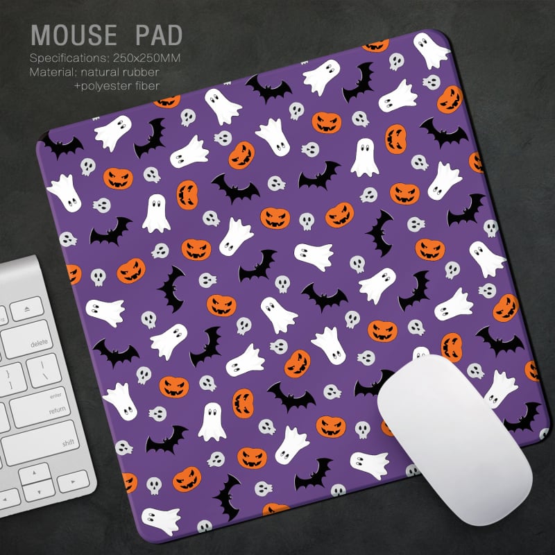 Halloween pad ποντικιού, διπλής όψεως επιφάνεια γραφείου σε στυλ ελαιογραφίας, 260×210 mm