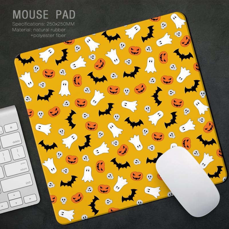 Halloween pad ποντικιού, διπλής όψεως επιφάνεια γραφείου σε στυλ ελαιογραφίας, 260×210 mm