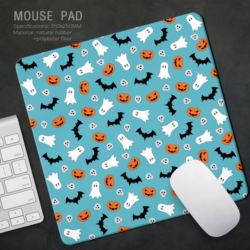Halloween pad ποντικιού, διπλής όψεως επιφάνεια γραφείου σε στυλ ελαιογραφίας, 260×210 mm