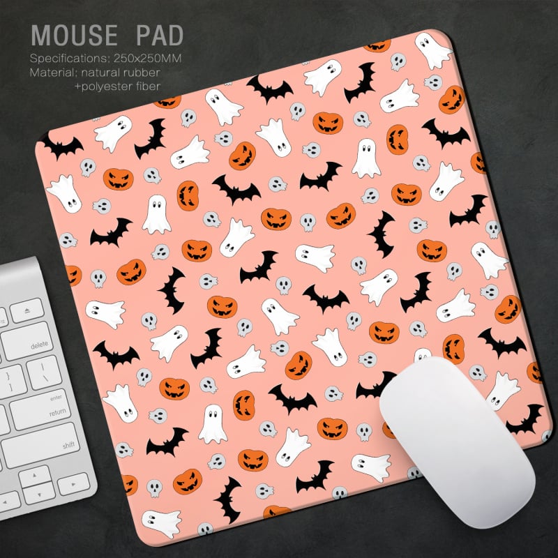 Halloween pad ποντικιού, διπλής όψεως επιφάνεια γραφείου σε στυλ ελαιογραφίας, 260×210 mm