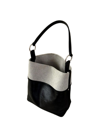 Izuzetna ženska torbica s blokom boja, novi model 2026, lagana luks bucket bag, svestrana za ramenu i crossbody