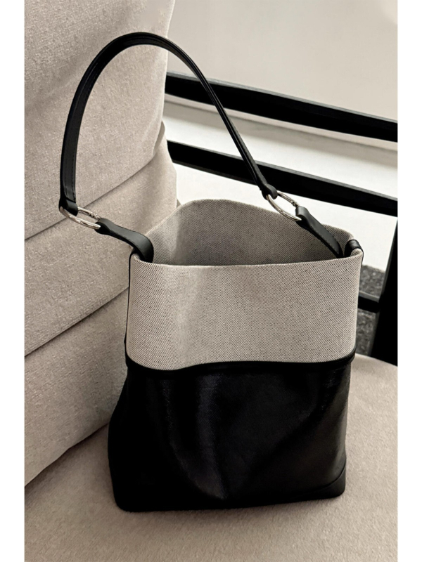 Izuzetna ženska torbica s blokom boja, novi model 2026, lagana luks bucket bag, svestrana za ramenu i crossbody