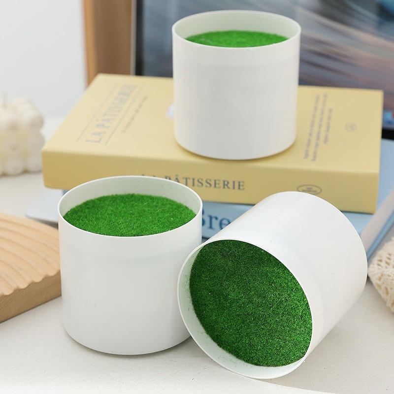 Ghiveci din plastic în stil Nordic, cu substrat din spumă florală pentru flori artificiale și suculente, mini vază de birou
