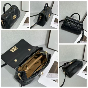DaiFei kožna torbica, unisex crossbody, s plisiranim uzorkom oblaka, mala kvadratna torba, srednja veličina, proljeće 2025